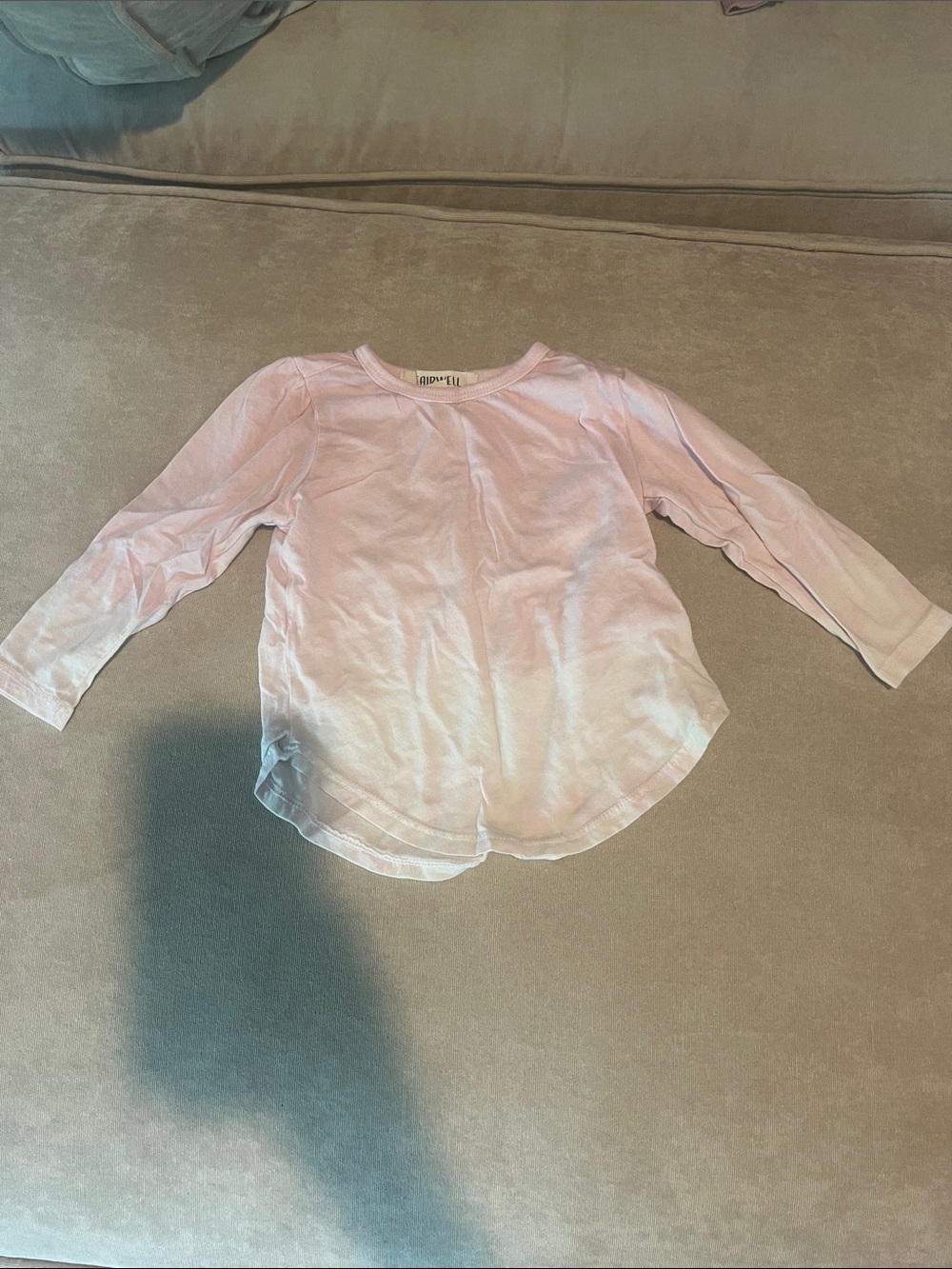 Light Pink Girls' Long-Sleeve Top - 12-18 months